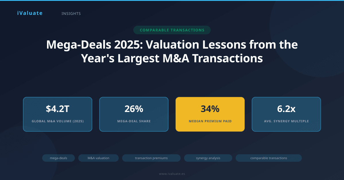 Mega-Deals 2025: Valuation Lessons from the Year's Largest M&A Transactions