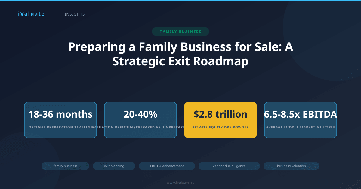 Preparing a Family Business for Sale: A Strategic Exit Roadmap