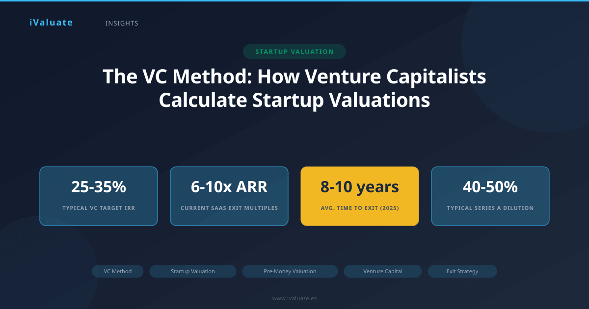 The VC Method: How Venture Capitalists Calculate Startup Valuations