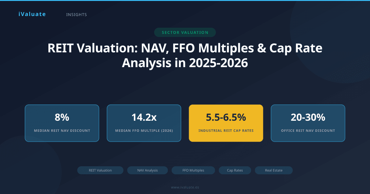 REIT Valuation: NAV, FFO Multiples & Cap Rate Analysis in 2025-2026