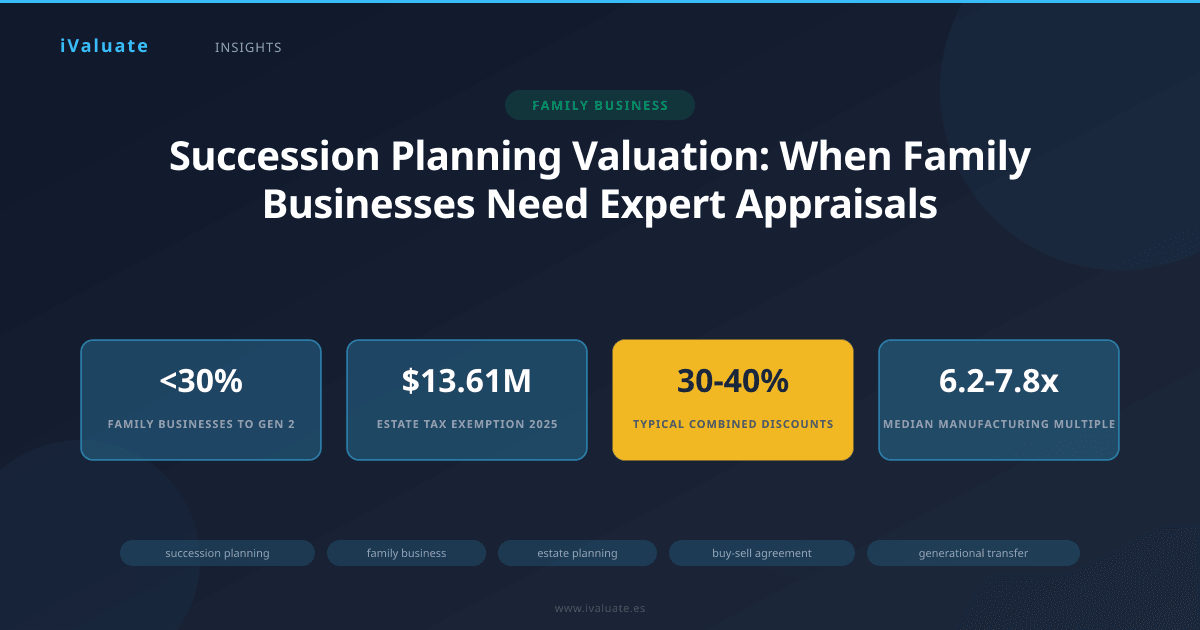 Succession Planning Valuation: When Family Businesses Need Expert Appraisals